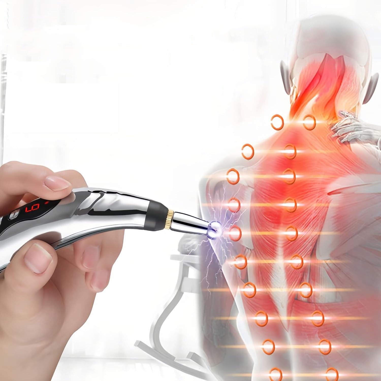 MASSAGER PEN ELECTRONIC PEN FOR ACUPUNCTURE ANALGESIC 9 GEAR