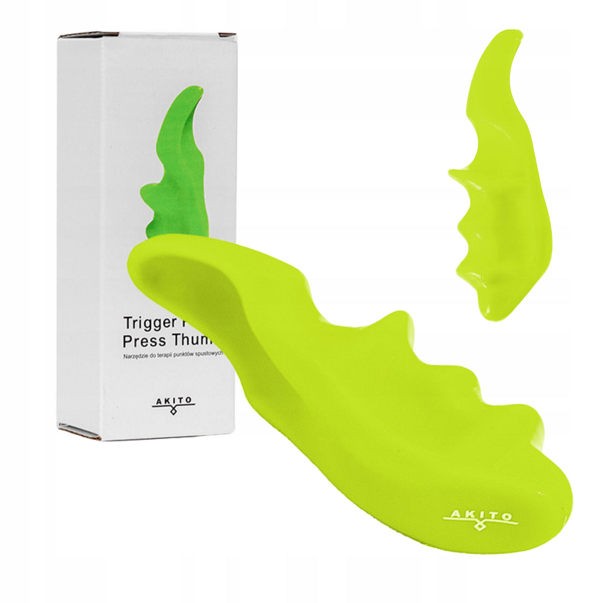 MASSAGER THUMB PAD FOR TRIGGER POINT THERAPY AKITO 13CM LIME