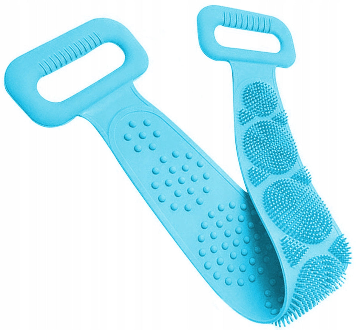 MASSAGER WASHER BACK MASSAGE BRUSH SILICONE WITH HANDLE AG672B
