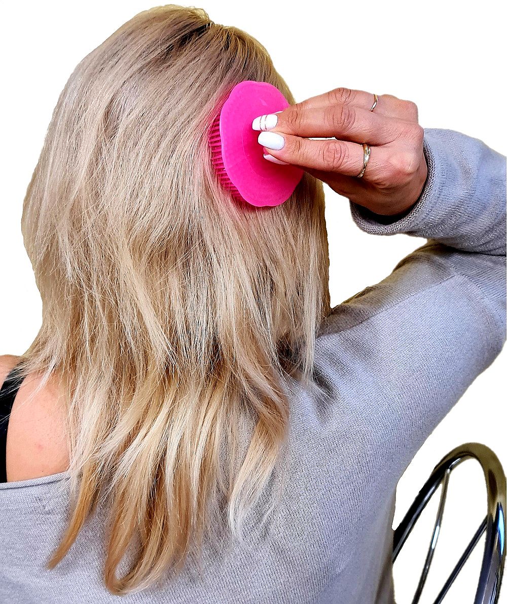 MASSAGER WASHER MASSAGE BRUSH FOR WASHING THE HEAD Packaging status original