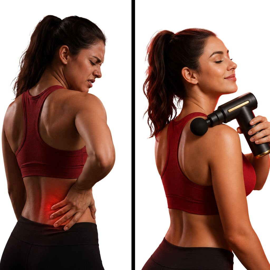 MASSAGER WIRELESS MASSAGE GUN FOR BACK BODY 4 TIPS USB-C Medical device no