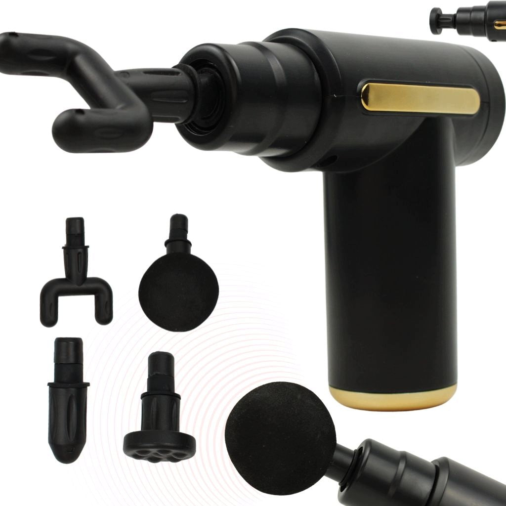 MASSAGER WIRELESS MASSAGE GUN FOR BACK BODY 4 TIPS USB-C