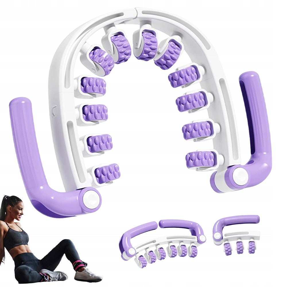 MASSAGER WITH 12 ROLLERS FOR FIRMER AND SMOOTHER SKIN IN DIFFERENT BATCHES