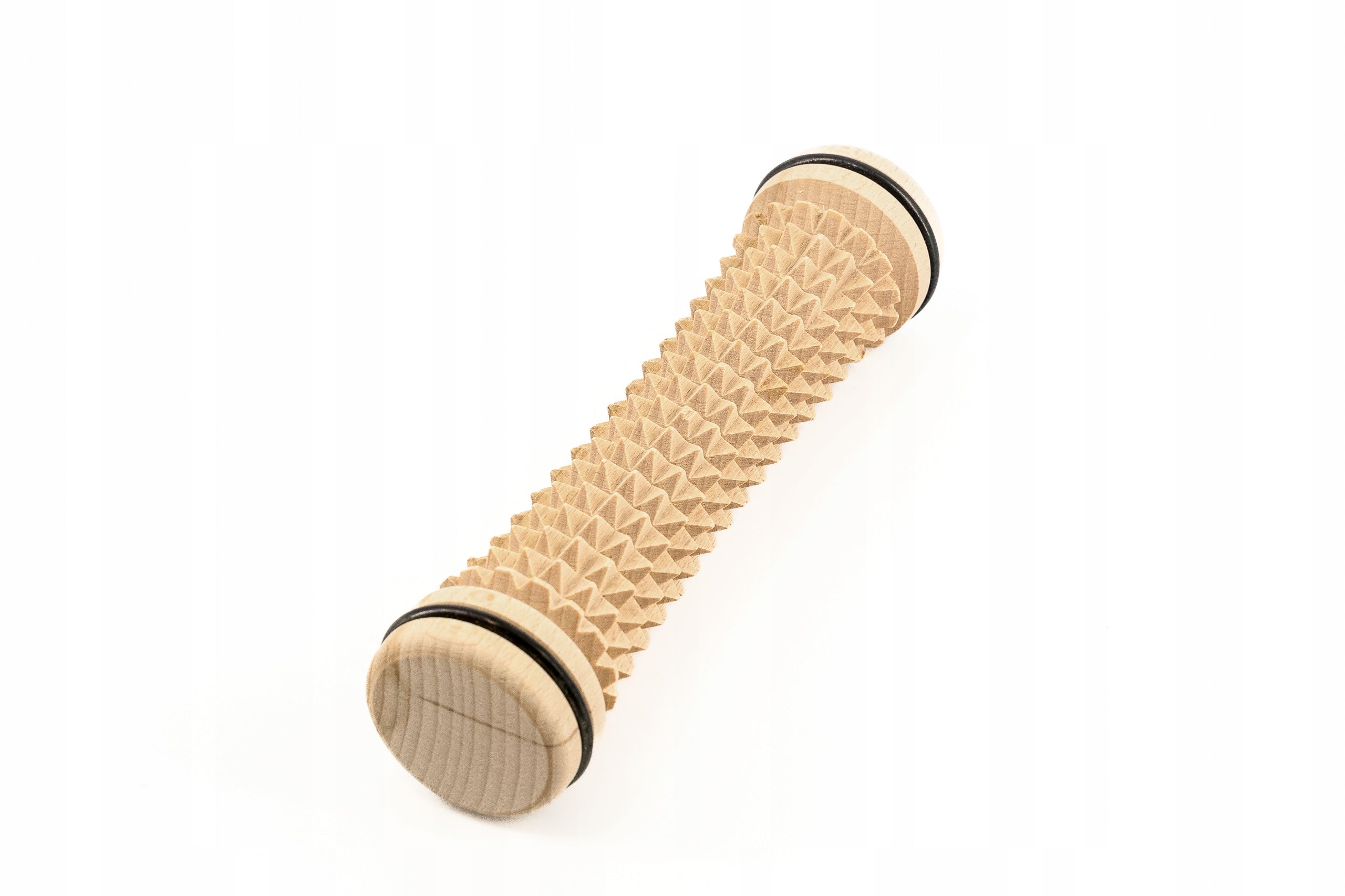 MASSAGER WOODEN ROLLER FOR CONCAVE MASSAGE WITH ELASTIC BAND PHYSIOTHERAPY ECO Packaging status original