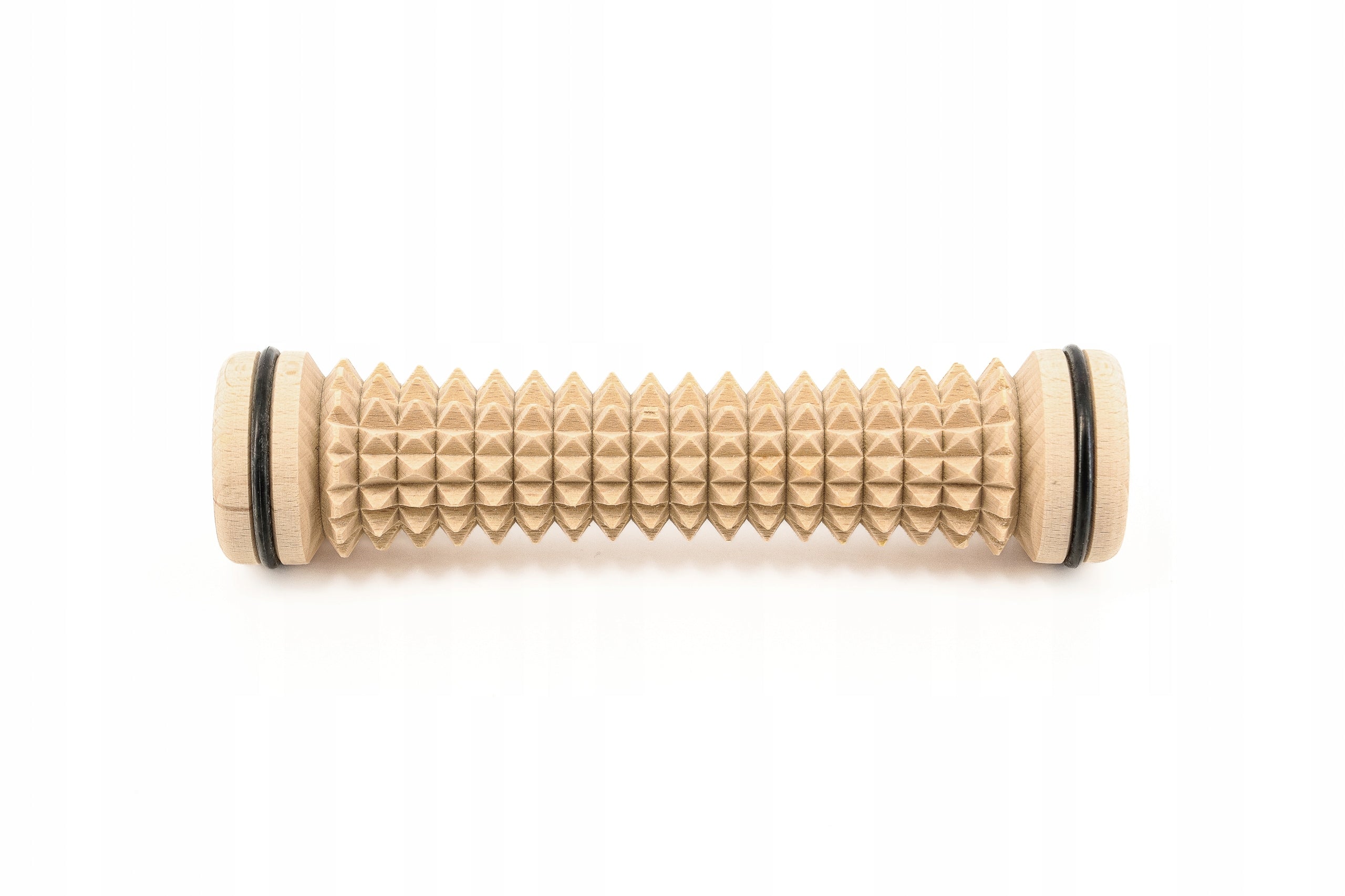 MASSAGER WOODEN ROLLER FOR CONCAVE MASSAGE WITH ELASTIC BAND PHYSIOTHERAPY ECO