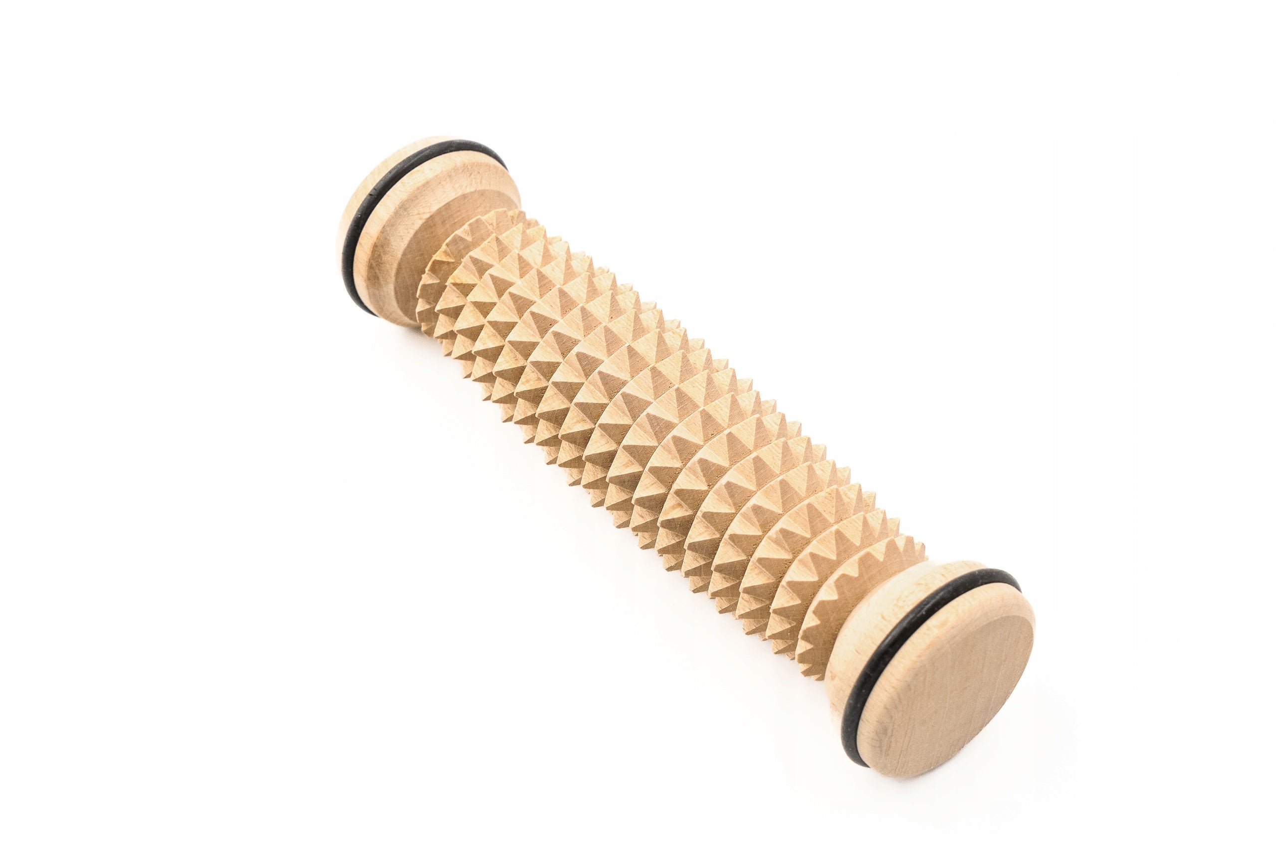 MASSAGER WOODEN ROLLER FOR CONVEX MASSAGE WITH ELASTIC BAND PHYSIOTHERAPY ECO Brand no brand