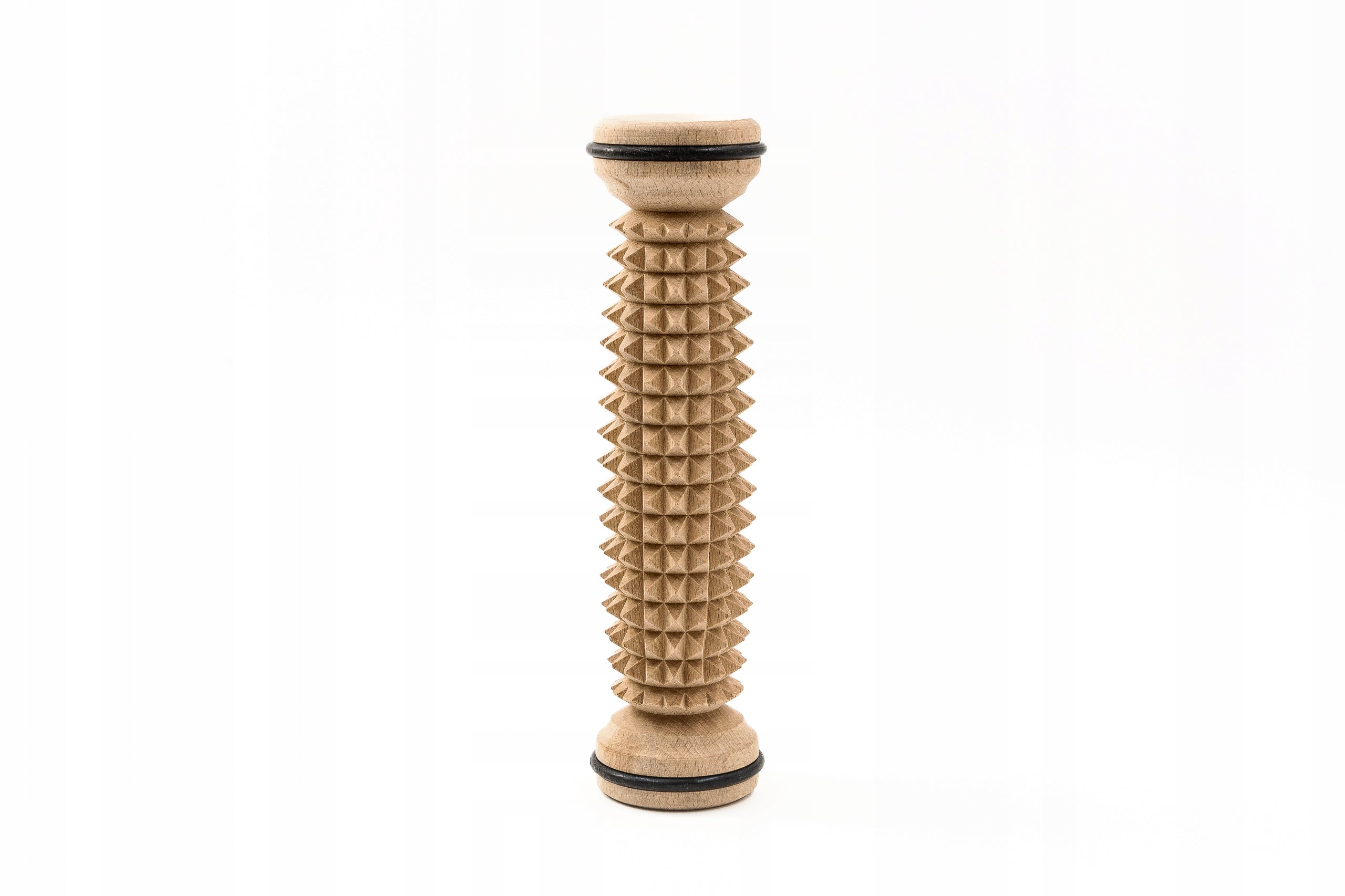 MASSAGER WOODEN ROLLER FOR CONVEX MASSAGE WITH ELASTIC BAND PHYSIOTHERAPY ECO