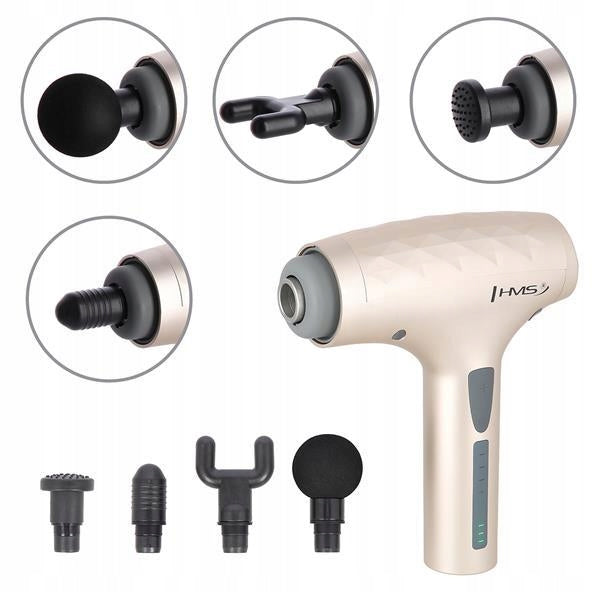 MASSAGER gun with replaceable tips VIBRATING
