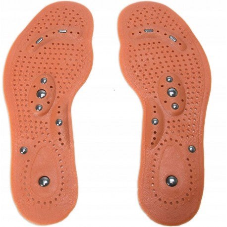 MASSAGING MAGNETIC INSOLES FOR ACUPRESSURE SHOES