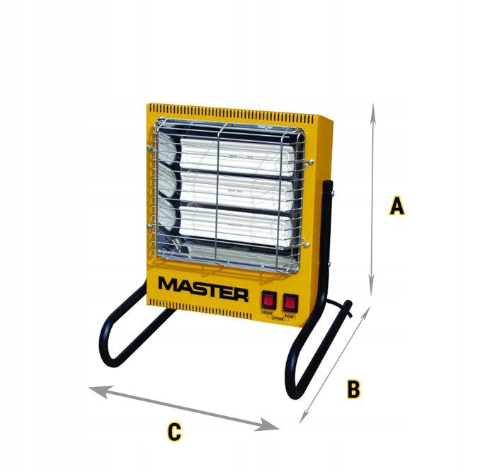 MASTER ELECTRIC RADIATOR TS-3A 0,8-1,6-2,4kW Brand Master