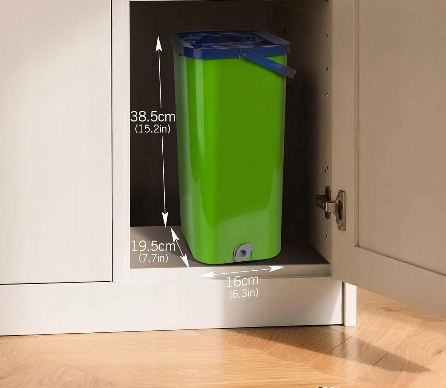 MASTERTOP Mop set with bucket with the function of removing 5 cartridges green Manufacturer code FVJ5