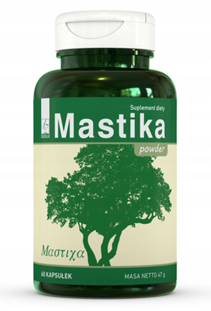 MASTIKA | bacterial stomach ulcers | Helicobacter Pylori | 60 kaps. Expiration date at least 1 year from the date of purchase
