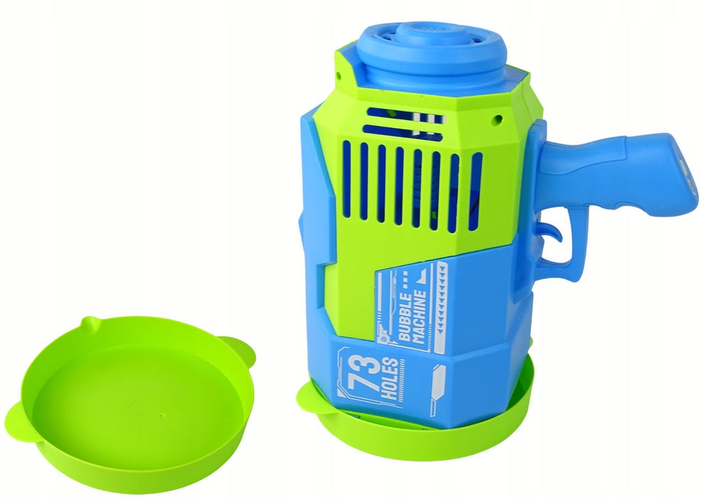 Seifenblasenmaschine LeanToys, blau 