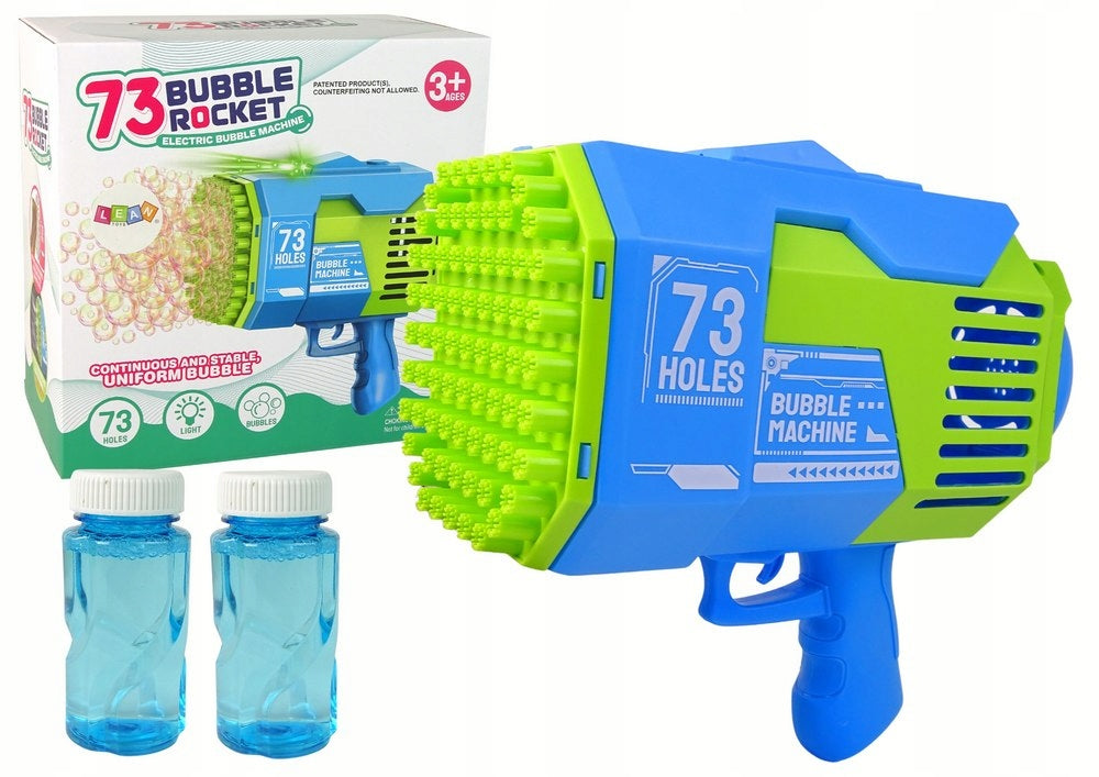 Seifenblasenmaschine LeanToys, blau 