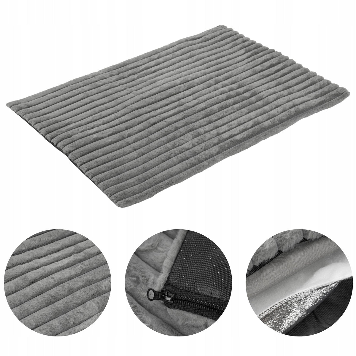 MAT BED FOR ANIMALS DOG CAT THERMAL INSULATION 100x70 cm