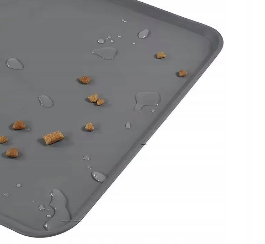 MAT CAT DOG BOWL PAD SILICONE 60x40 cm SOFT DURABLE Material silicone