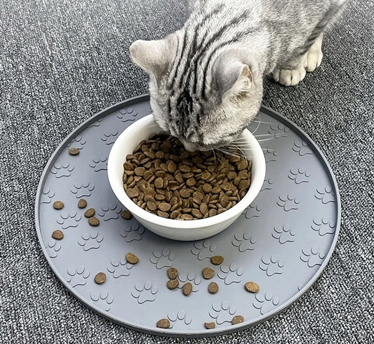 MAT CAT DOG BOWL PAD SILICONE WITH RIM ROUND 27,5CM Brand DKM