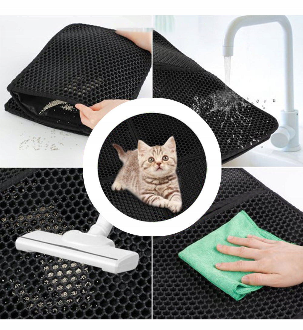 MAT CAT LITTER BOX WIPER FOR XL LITTER Color black