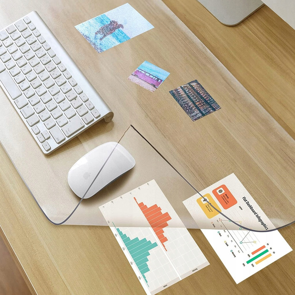 MAT DESK PROTECTIVE PAD TABLE 1MM 200x100 Soft Glass Product width 100 cm