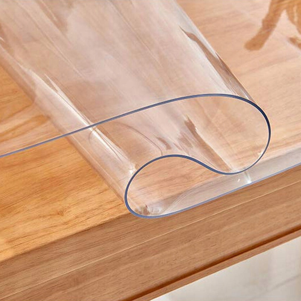 MAT DESK PROTECTIVE PAD TABLE 1MM 200x100 Soft Glass Thickness 1 mm