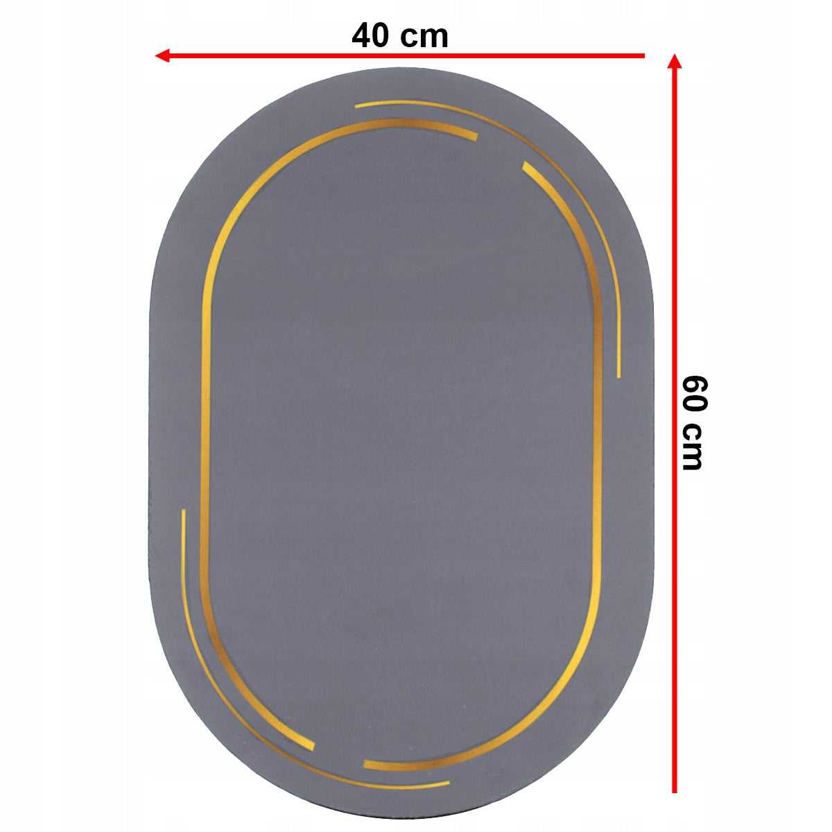 MAT DISH DRYING PAD DRAINER DRYER QUICK-DRYING ABSORBENT Color gray