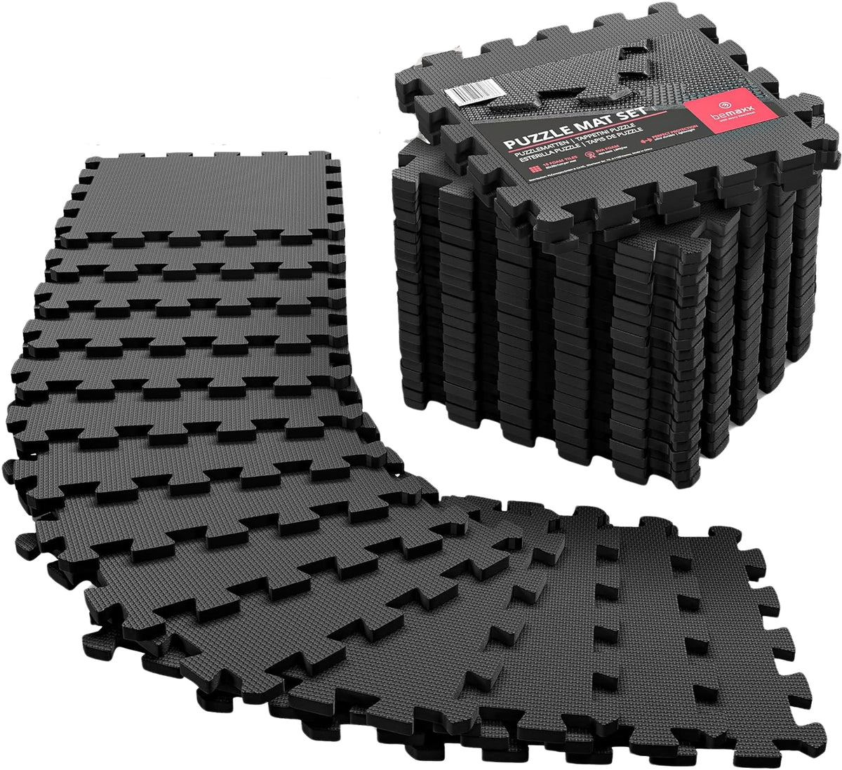 MAT FOAM FOR GYM EQUIPMENT NON-SLIP SURFACE PUZZLE 18PCS