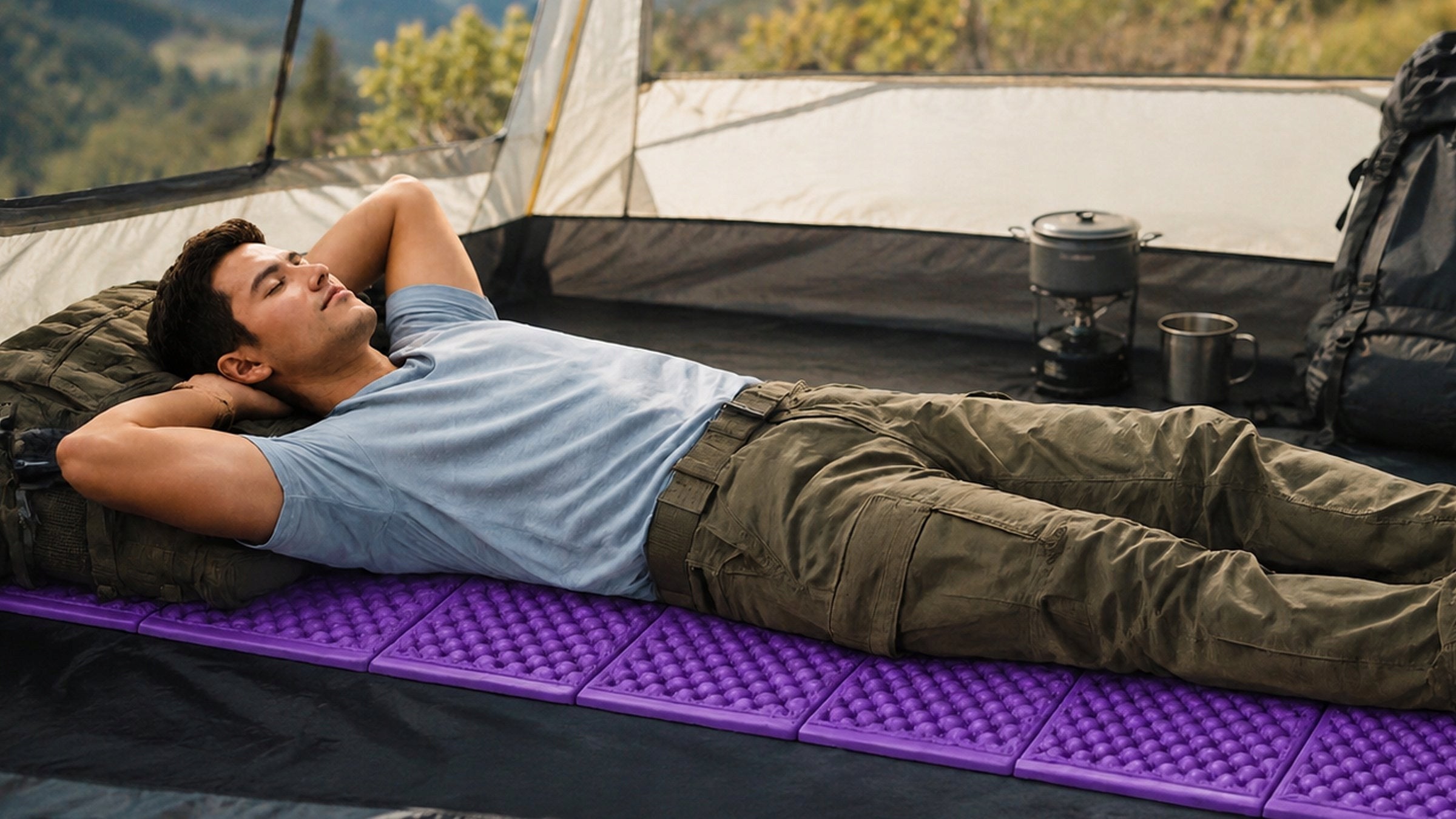 MAT FOLDING TOURIST MILITARY EXERCISE MAT FOR TENT 180CM Manufacturer code #9335