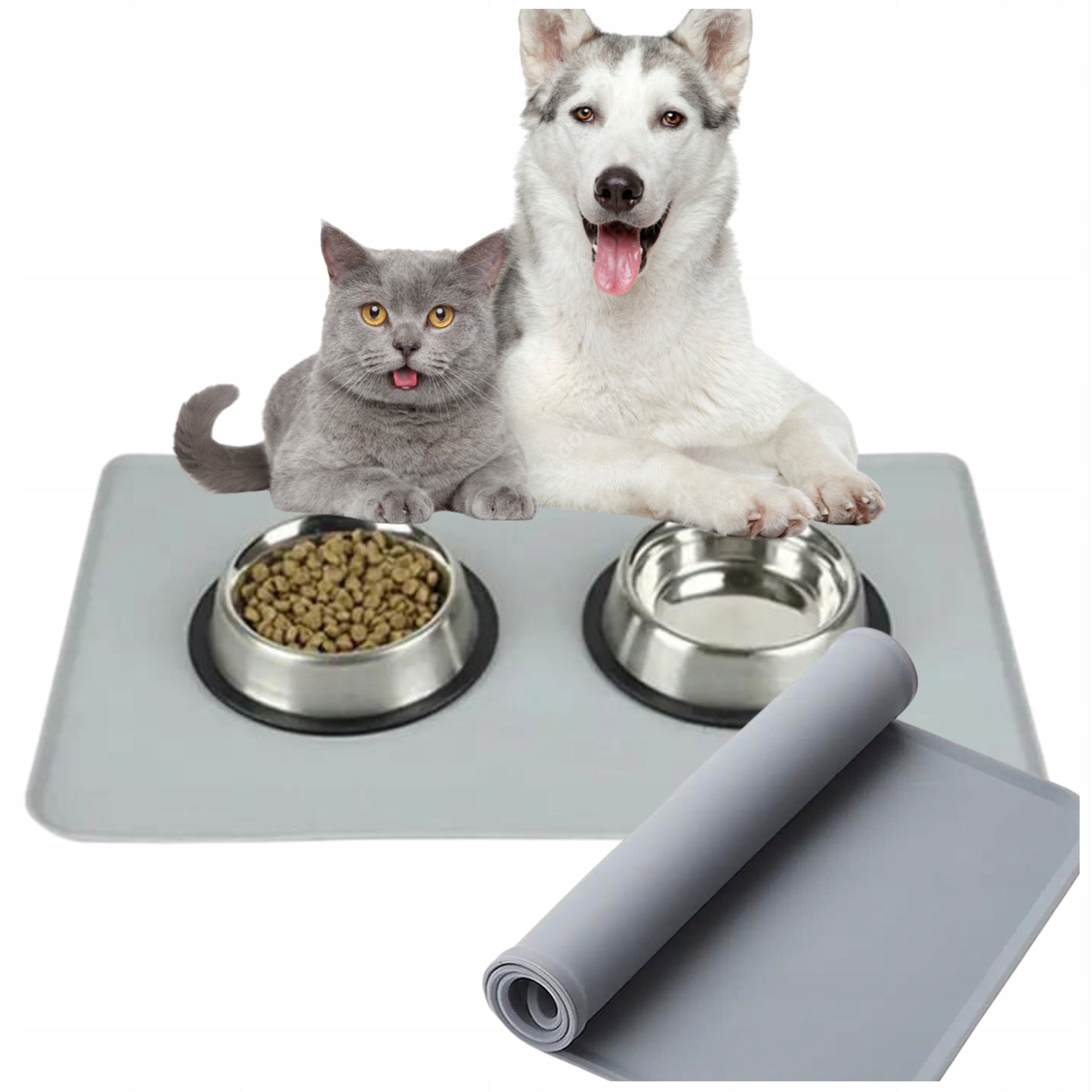 MAT SILICONE BOWL PAD FOR CAT DOG NON-SLIP WATERPROOF Brand no brand