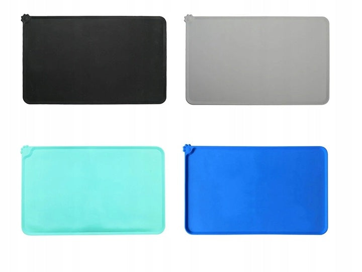 MAT SILICONE BOWL PAD FOR CAT DOG NON-SLIP WATERPROOF Capacity 1 l