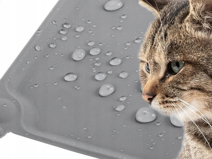 MAT SILICONE BOWL PAD FOR CAT DOG NON-SLIP WATERPROOF Material silicone pad