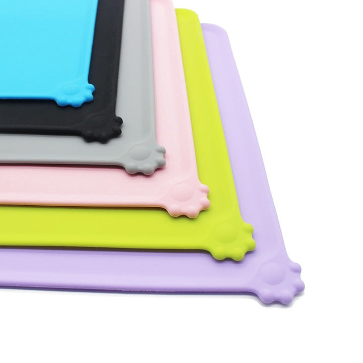MAT SILICONE BOWL PAD FOR CAT DOG NON-SLIP WATERPROOF Trade name DUŻA PODKŁADKA MATA POD MISKI WODOODPORNA ANTYPOSLIZGOWA