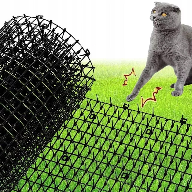 MAT WITH SPIKES REPELLENT CATS BARBED DOGS SAFE 4m x 30cm