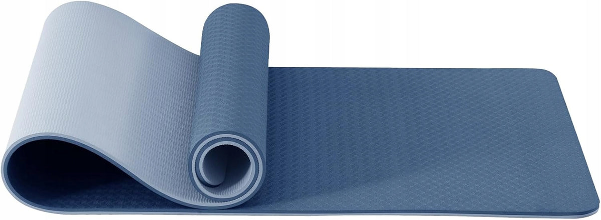 MAT YOGA EXERCISE MAT NON-SLIP BLUE
