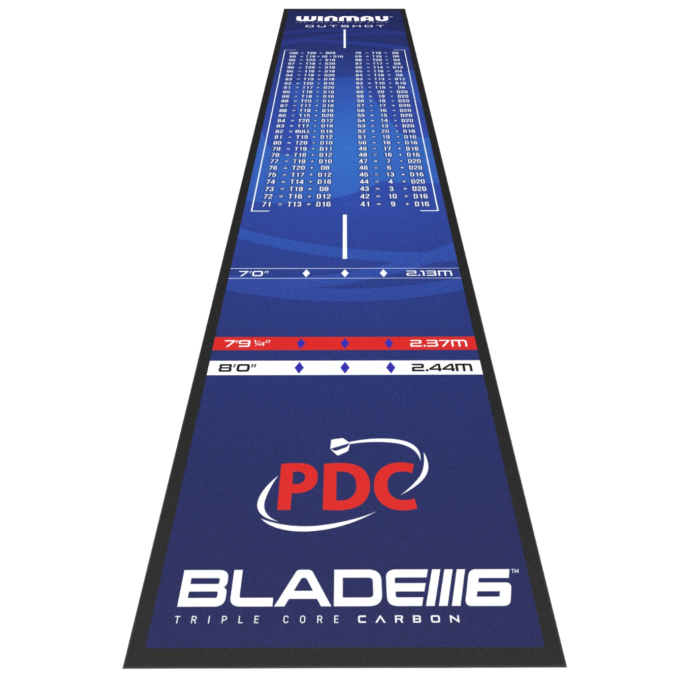 Dartmatte Winmau Outshot, leicht 