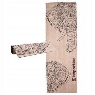 Yogamatte Insportline Sunshine, 183x61 cm, braun 