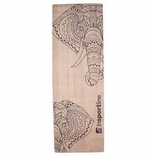 Yogamatte Insportline Sunshine, 183x61 cm, braun 