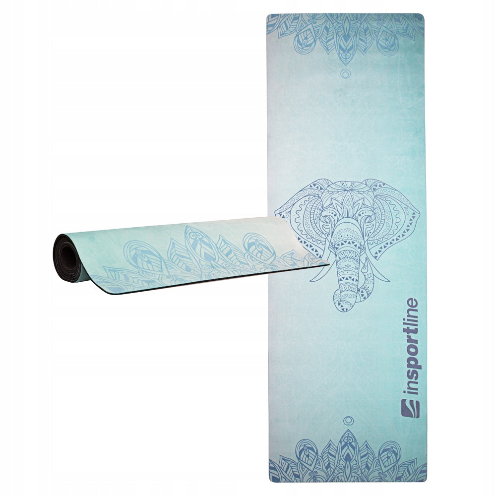 Yogamatte Insportline Sunshine, 183x61 cm, grau 