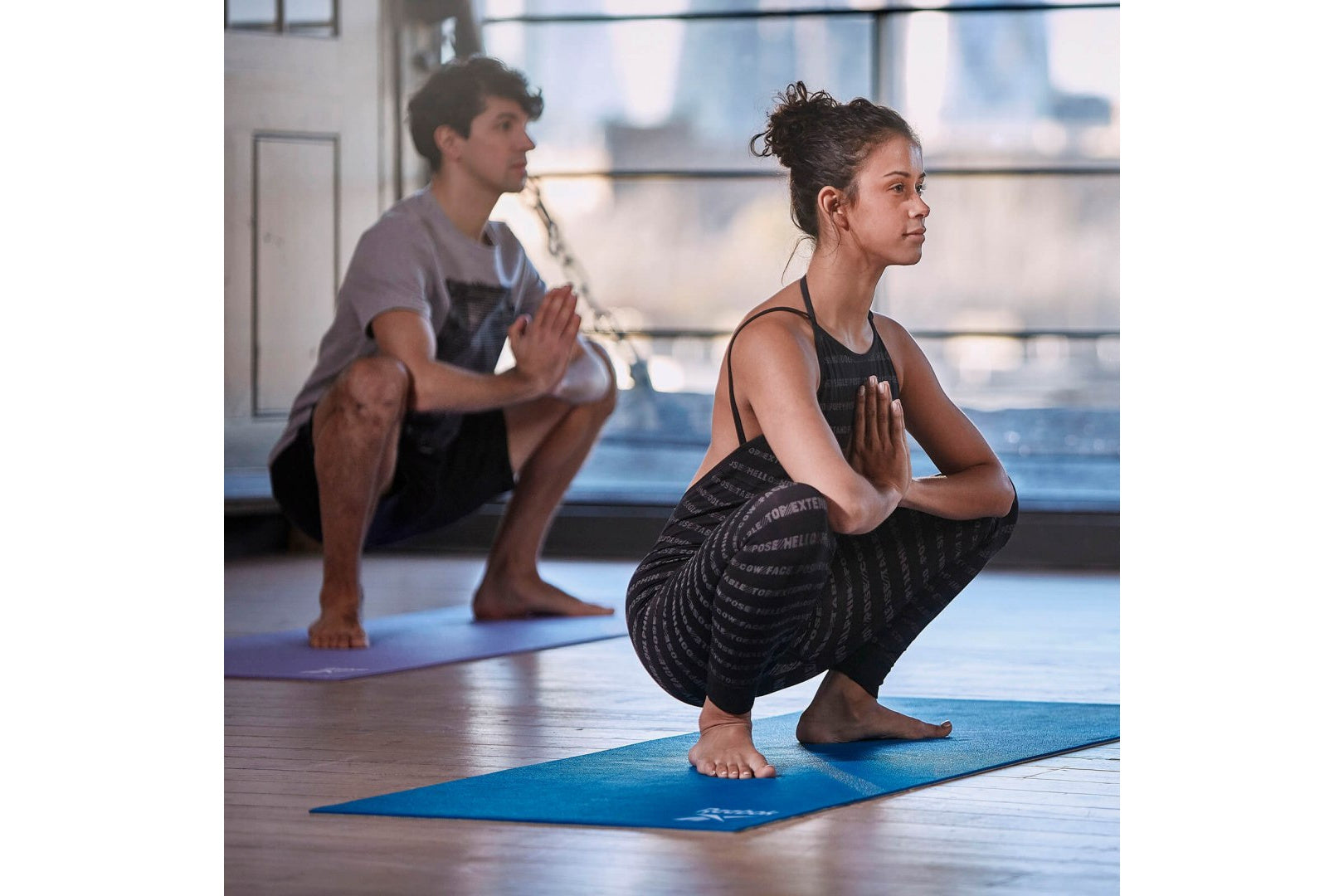Yogamatte Reebok, schwarz 