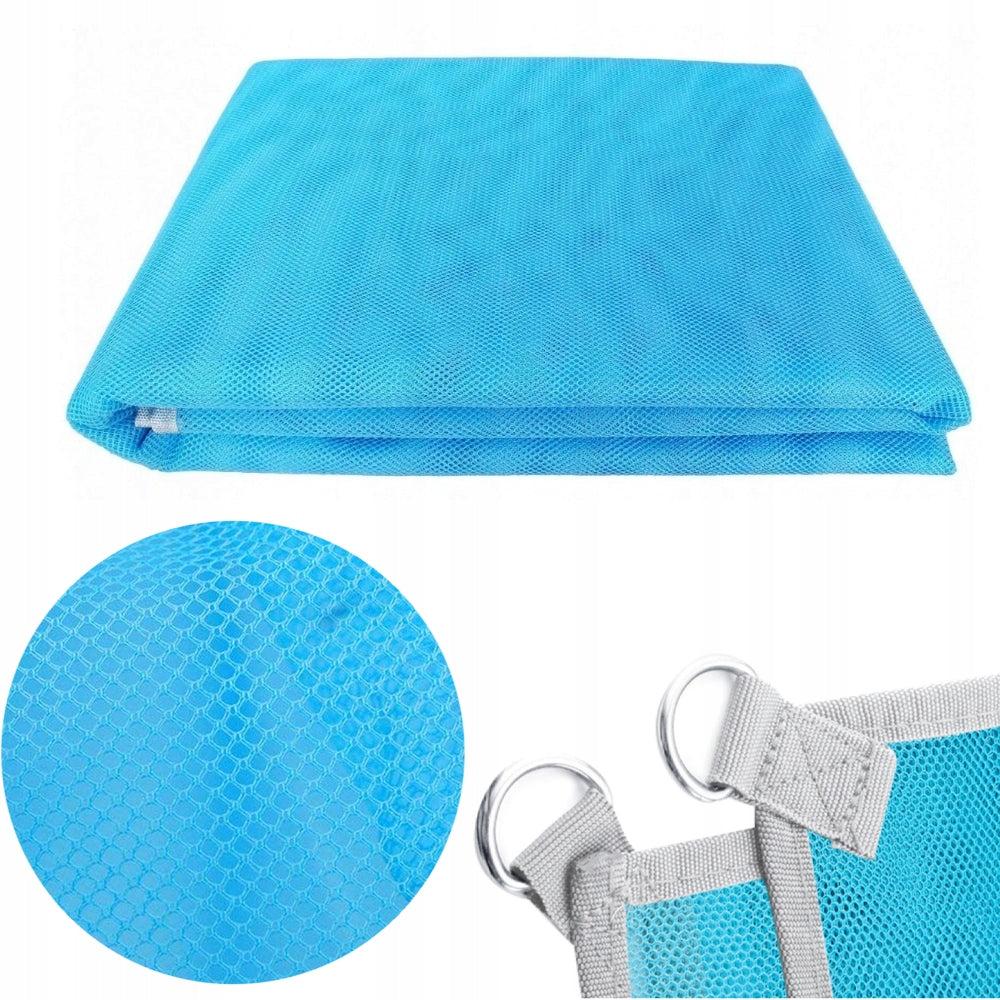 Strandteppich 200x200cm - blau 