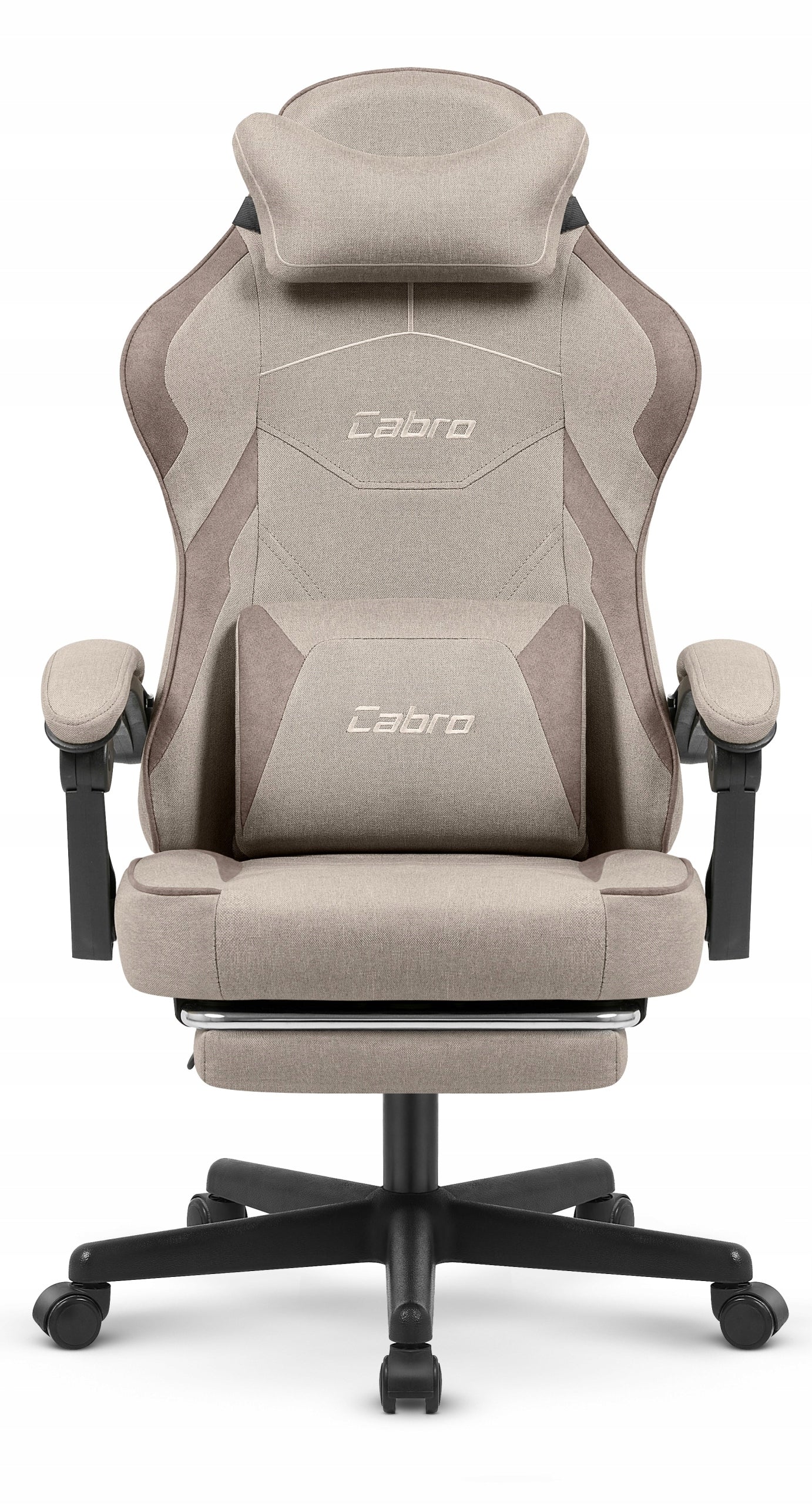 MATERIAL GAMING CHAIR CABRO C502 BEIGE BLACK Manufacturer code 5907196012167