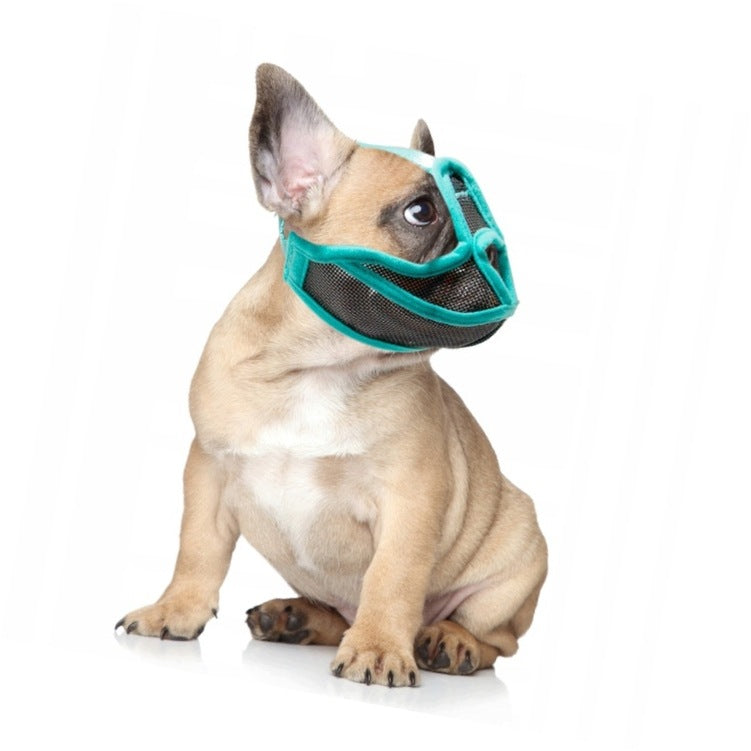MATERIAL MUZZLE WITH MESH FOR SMALL DOG M BLACK