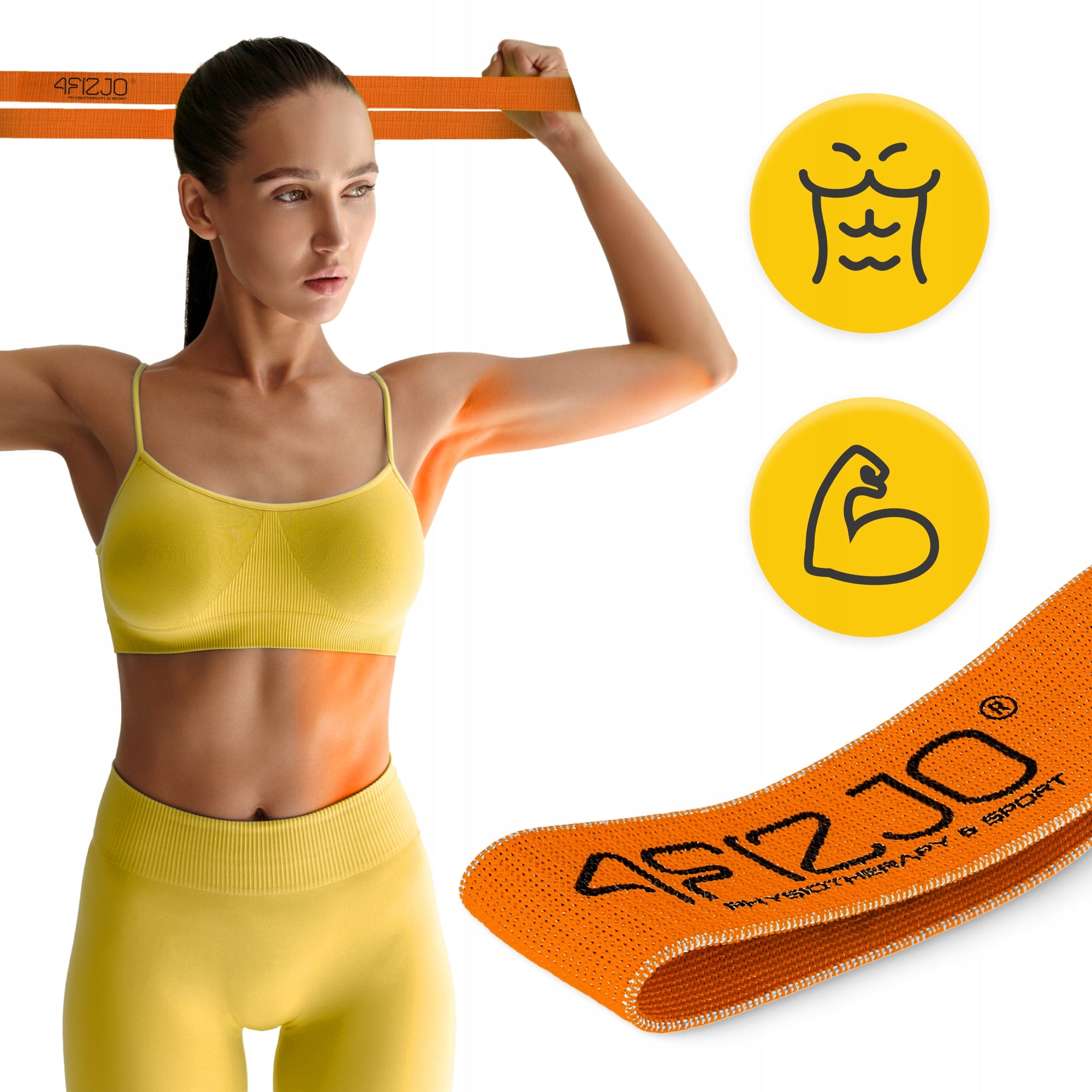 MATERIAL RUBBER FLEX BAND MINI FOR EXERCISE FITNESS PILATES RESISTANCE 1-5 kg EAN (GTIN) 5907739310927