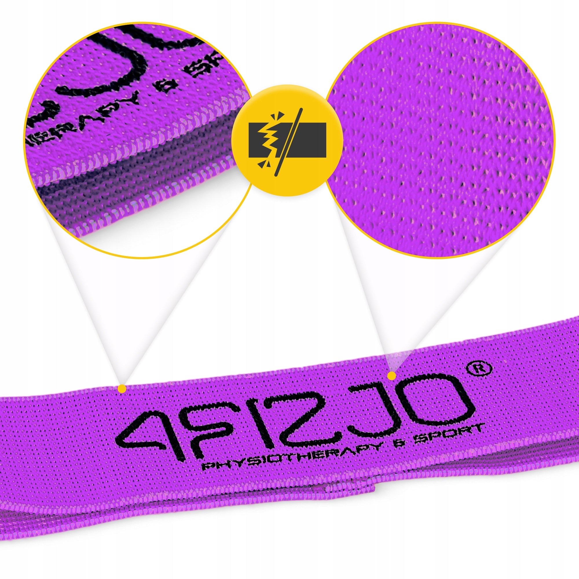 MATERIAL RUBBER FLEX BAND MINI FOR EXERCISE FITNESS PILATES RESISTANCE 16-22 kg Model Guma do ćwiczeń 16-22 kg 1 szt.