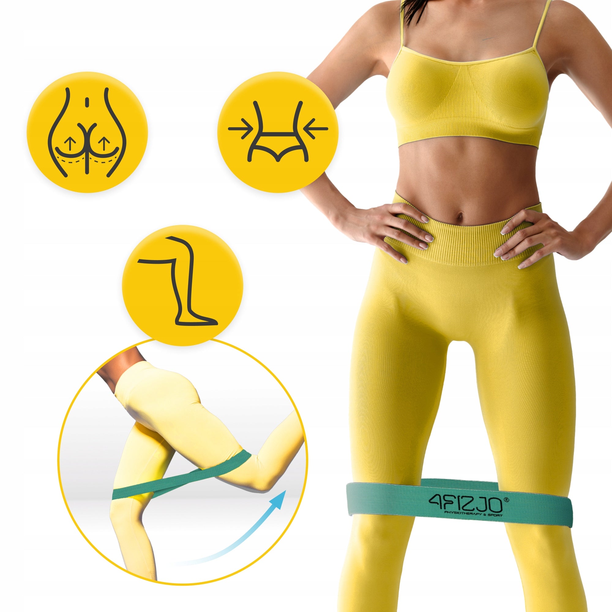 MATERIAL RUBBER FLEX BAND MINI FOR EXERCISE FITNESS PILATES RESISTANCE 5-10 kg EAN (GTIN) 5907739310941