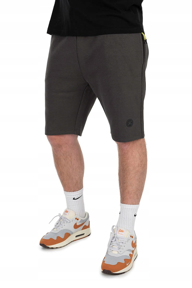MATRIX JOGGER SHORTS GREY LIME XXL Color gray