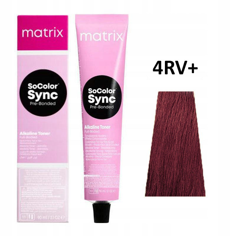 Plaukų dažai Matrix ColorSync 4RV, 90 ml