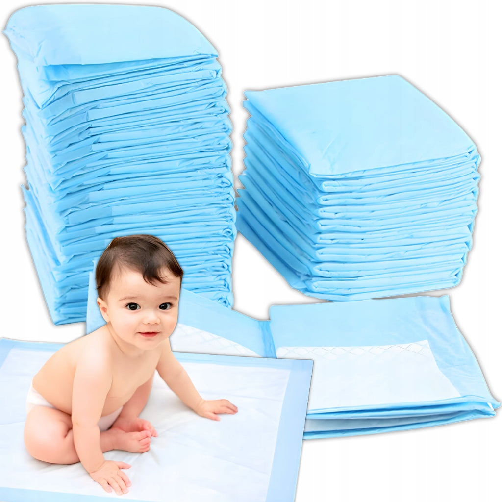 MATS ABSORBENT HYGIENE PADS FOR CHANGING STRONG 45x60 cm 50pcs XXL Manufacturer code PODKŁADY HIGIENICZNE 50szt