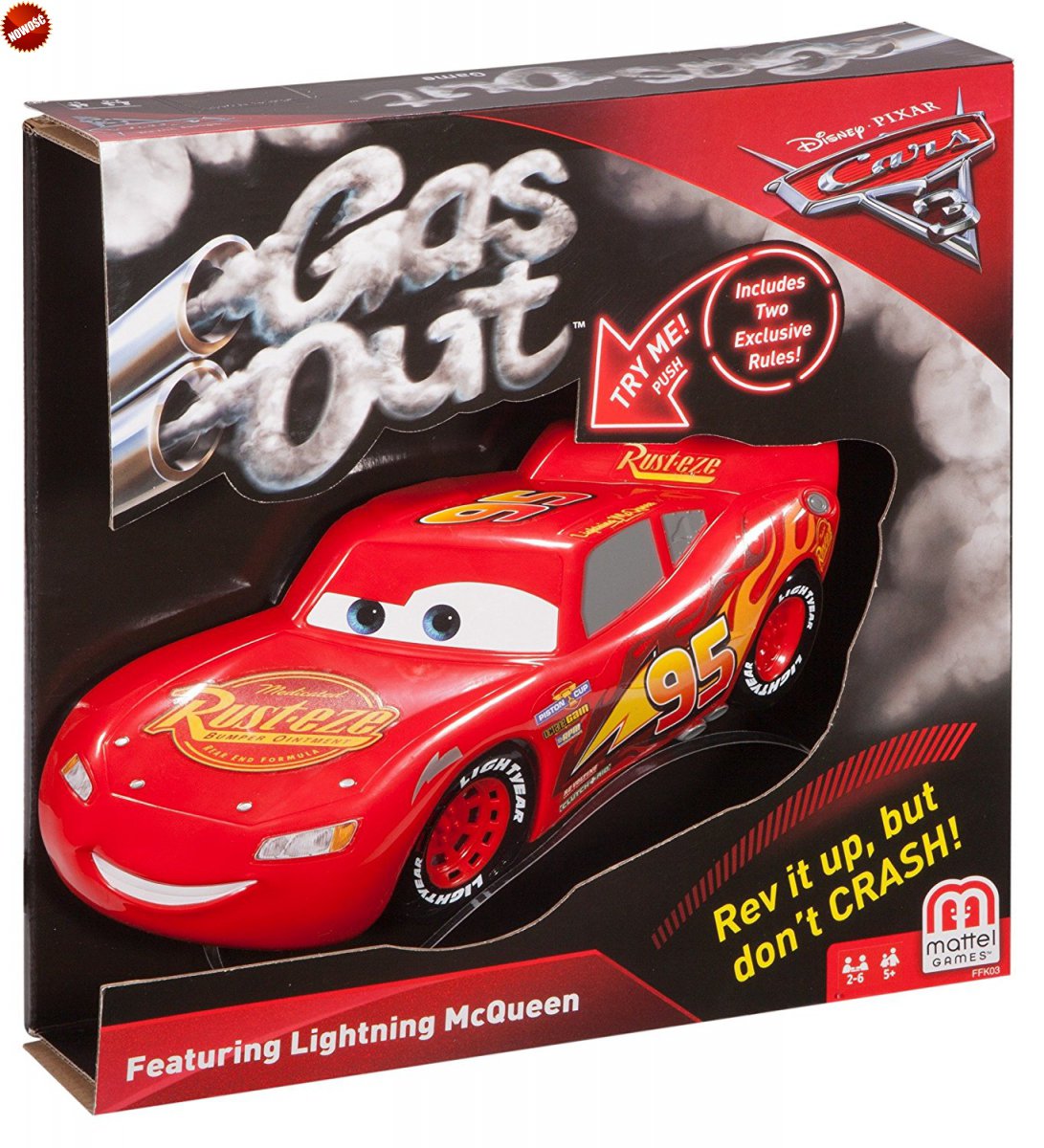 Spiel Cars 3 (Zaibas Makvynas) Gas out, FFK03 