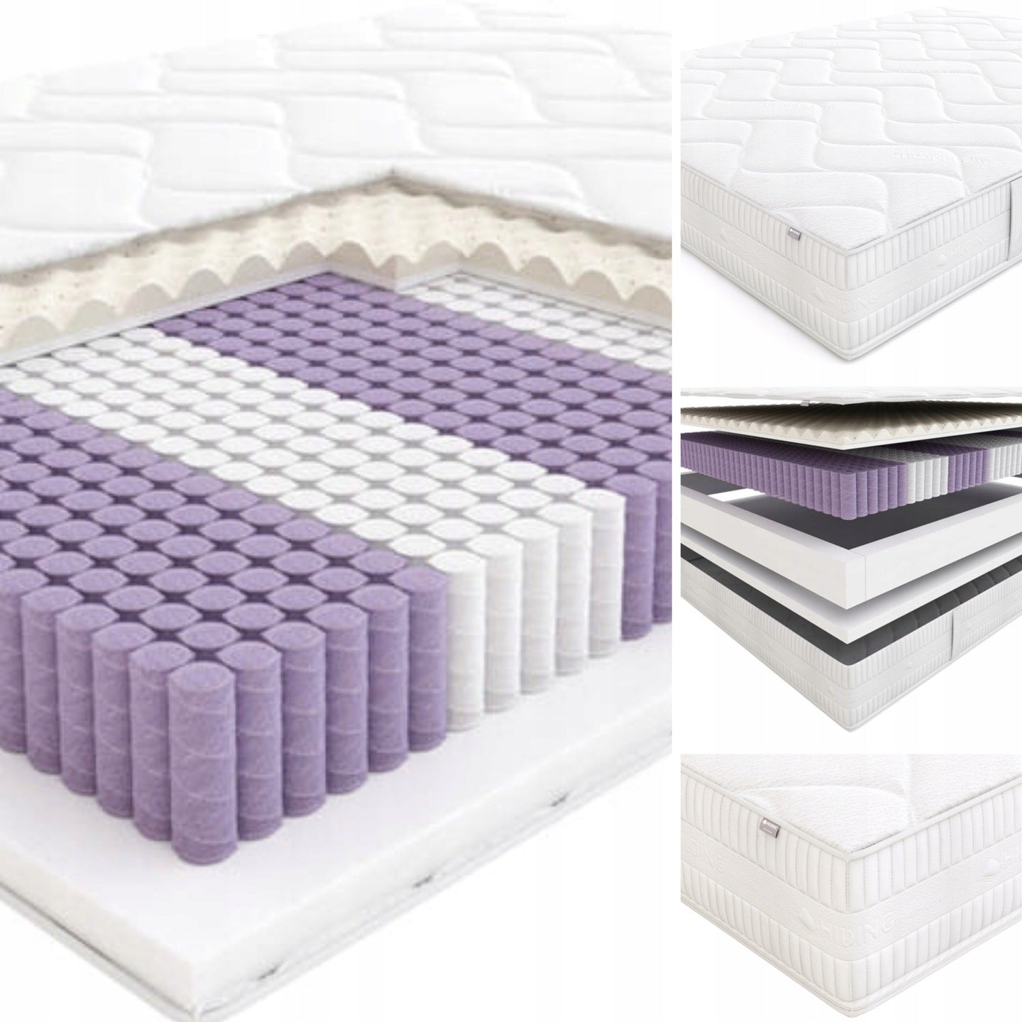 MATTRESS 160x200 POCKET - HILDING FLAMENCO - MEDIUM HARD - H2 / H3