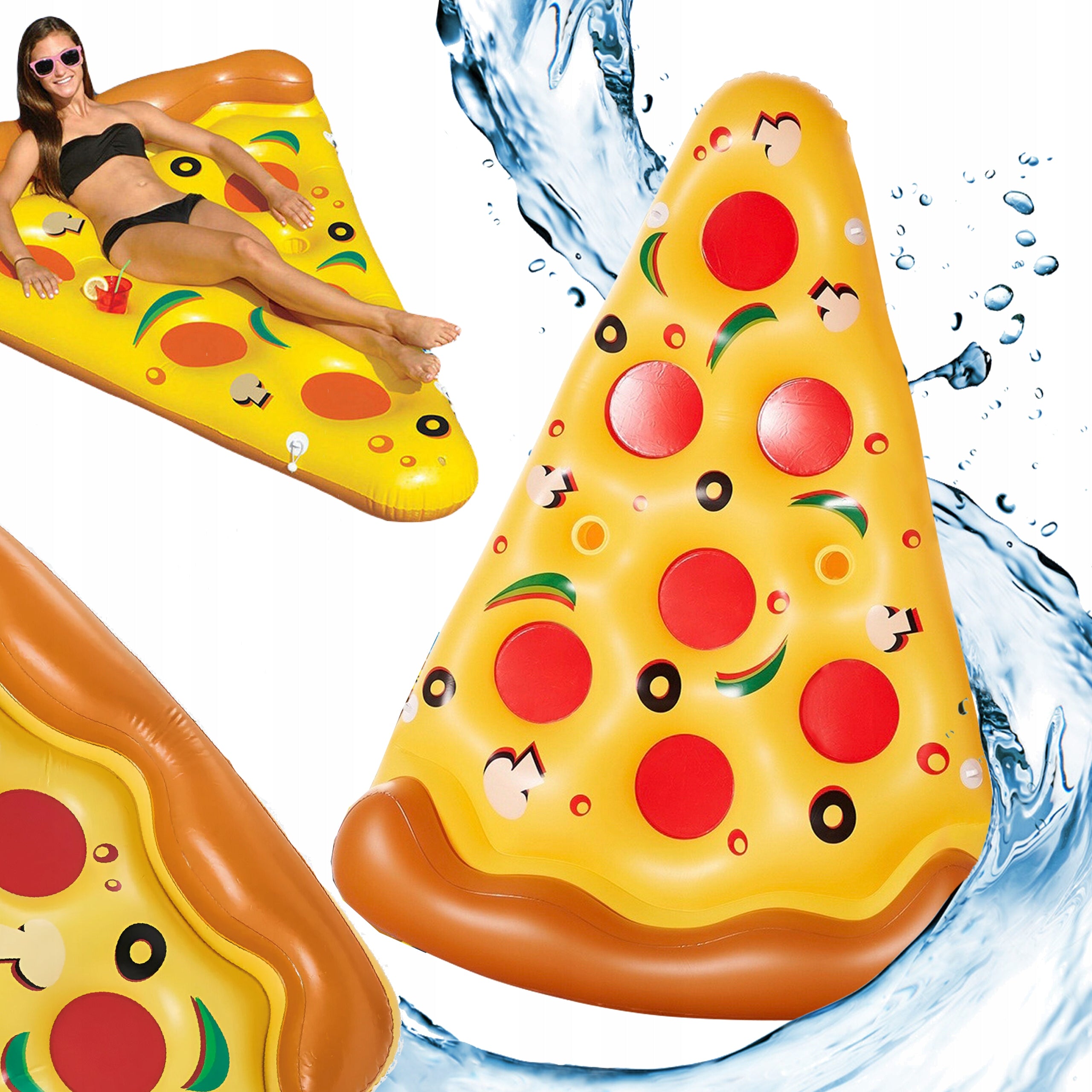 MATTRESS INFLATABLE FOR WATER BEACH POOL CHAIR SWIMMING WHEEL PIZZA